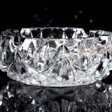 Cut crystal ashtray