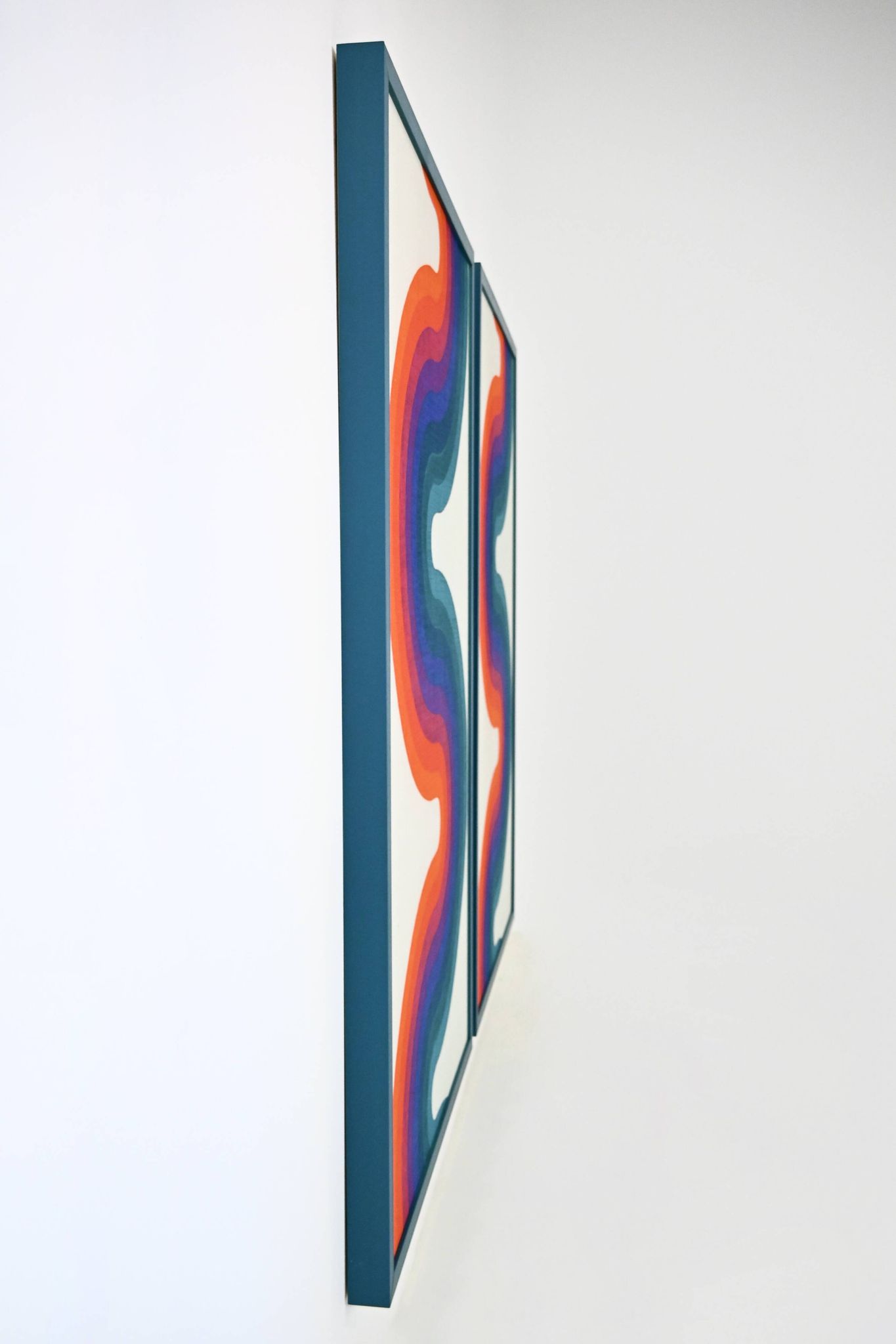 Set of 2 Fabric Panels in Verner Panton Style, 1970s