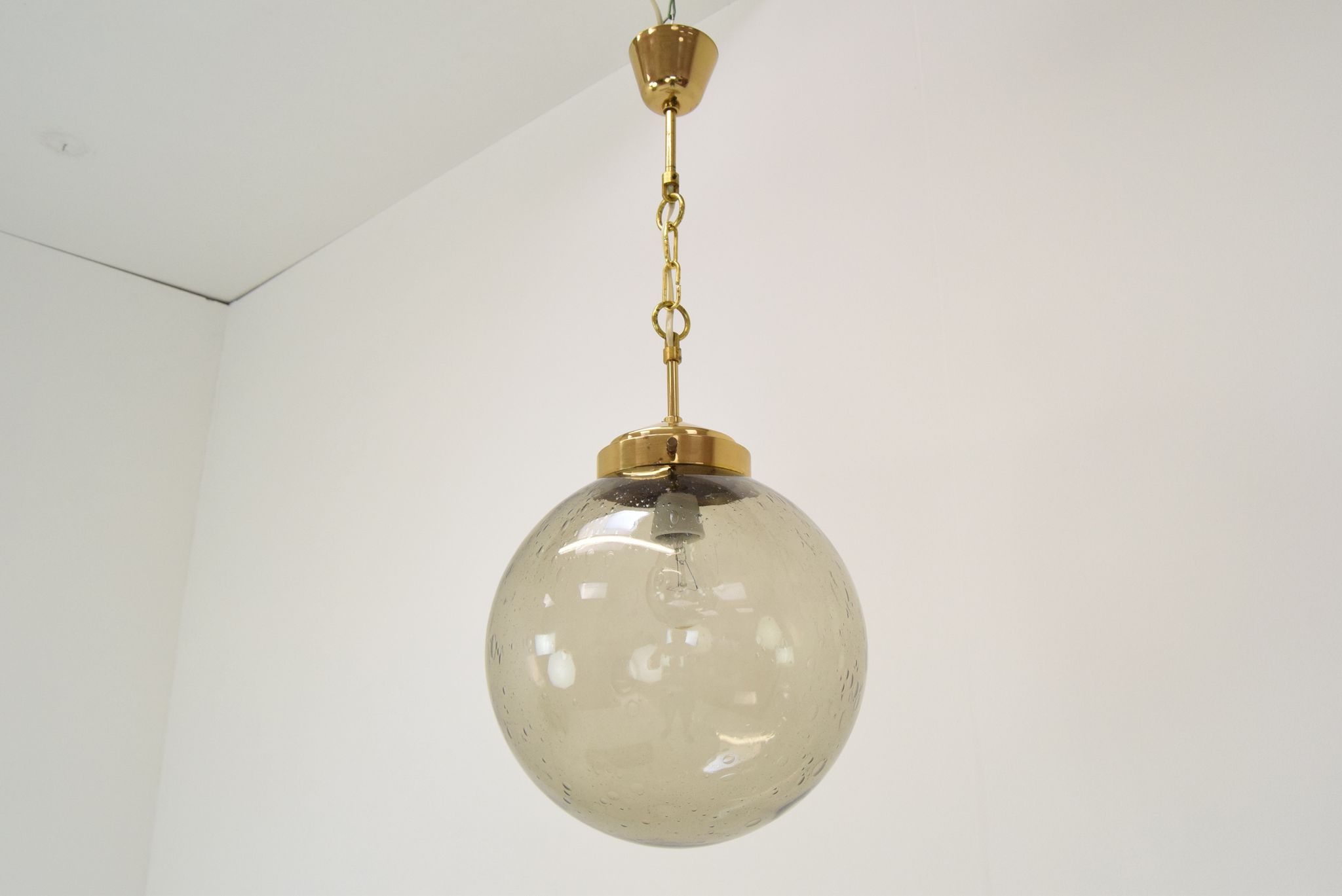 Suspension en verre Kamenicky Senov, années 1970