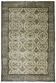 Large Vintage Turkish Carpet Beige Floral 320 x 210 cm