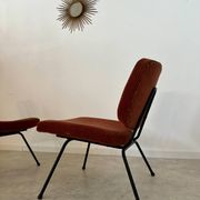 Lot of 2 old CM 190 armchairs by Pierre Paulin, French design from the 60s