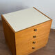 Caisson de bureau vintage à roulettes – 4 tiroirs