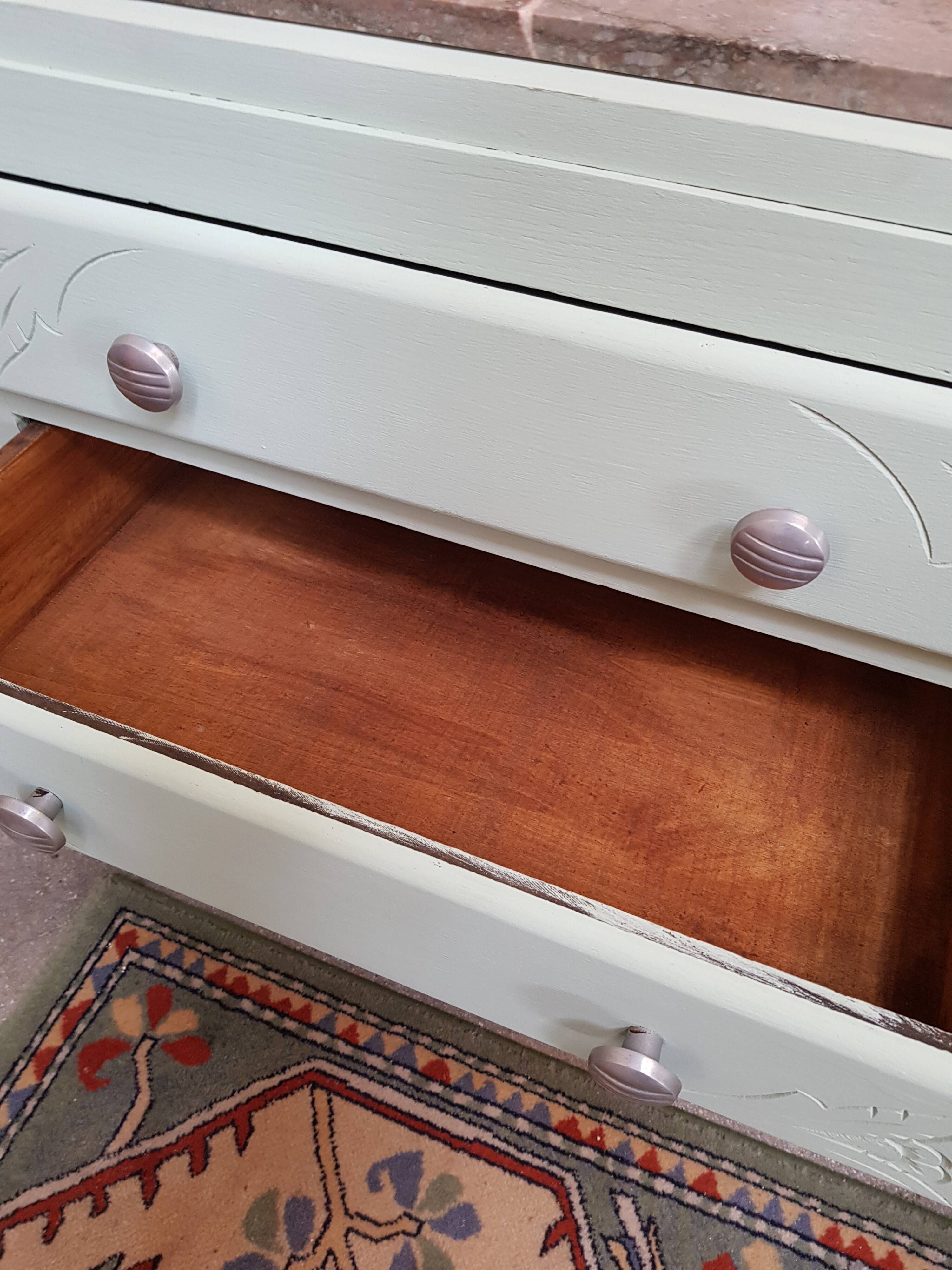 Large art deco chest of drawers