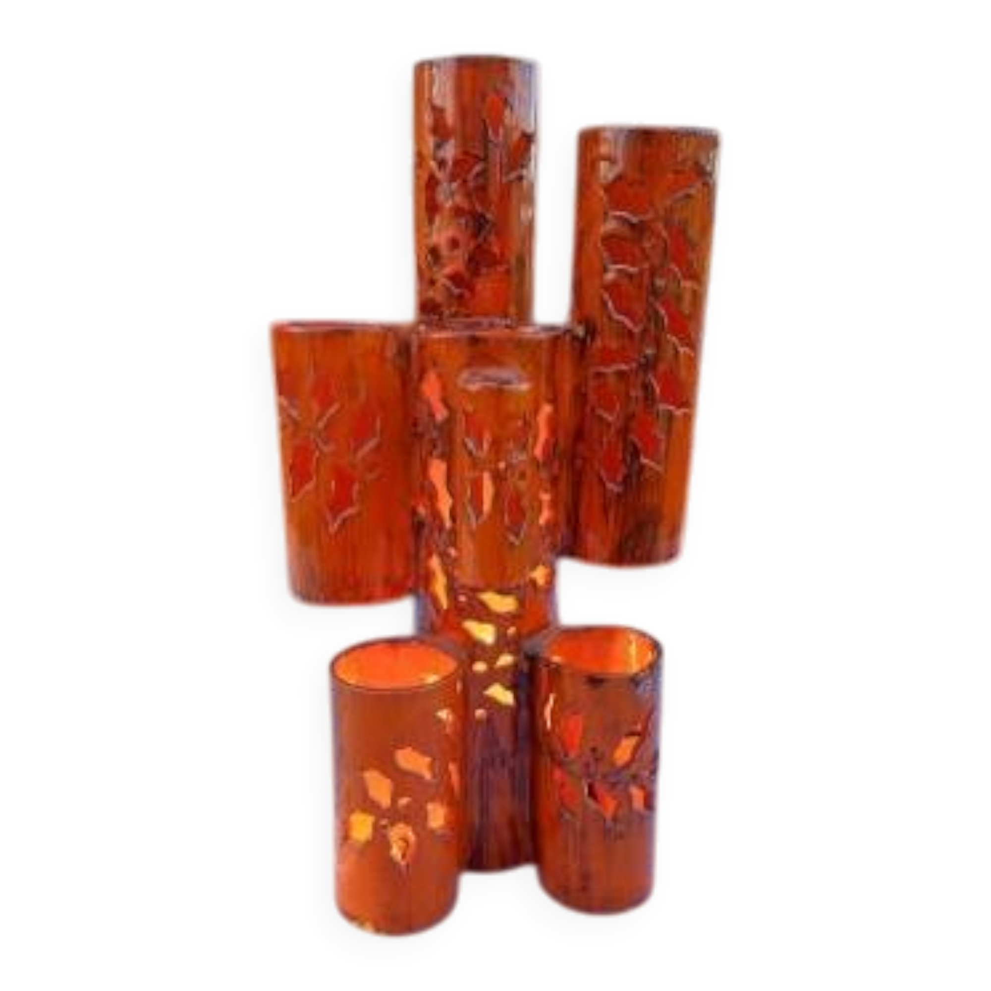 Vintage ceramic lamp from the 1950s/60s by Honoré Camos