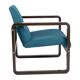 Chaise Pétrole et Marron par Martin Stoll pour Giroflex