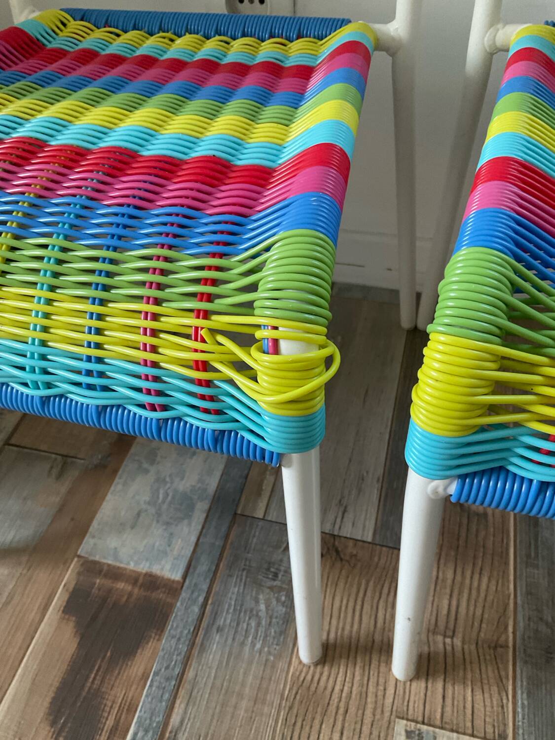 Fargglad chair pair by Maria Vinka for IKEA from the 90s.