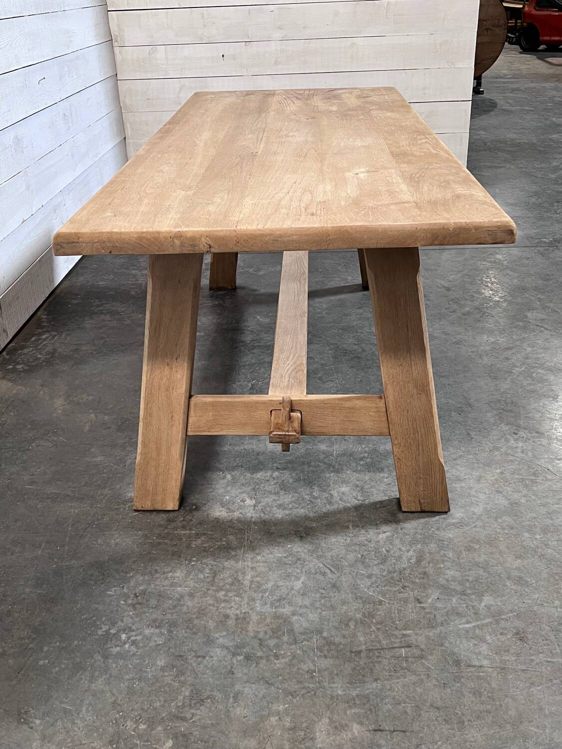 Faded oak table