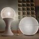 Lampe Holophane sur pied tulipe 1970