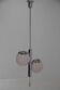 Art Deco Pink Pendant, 1930, Restored