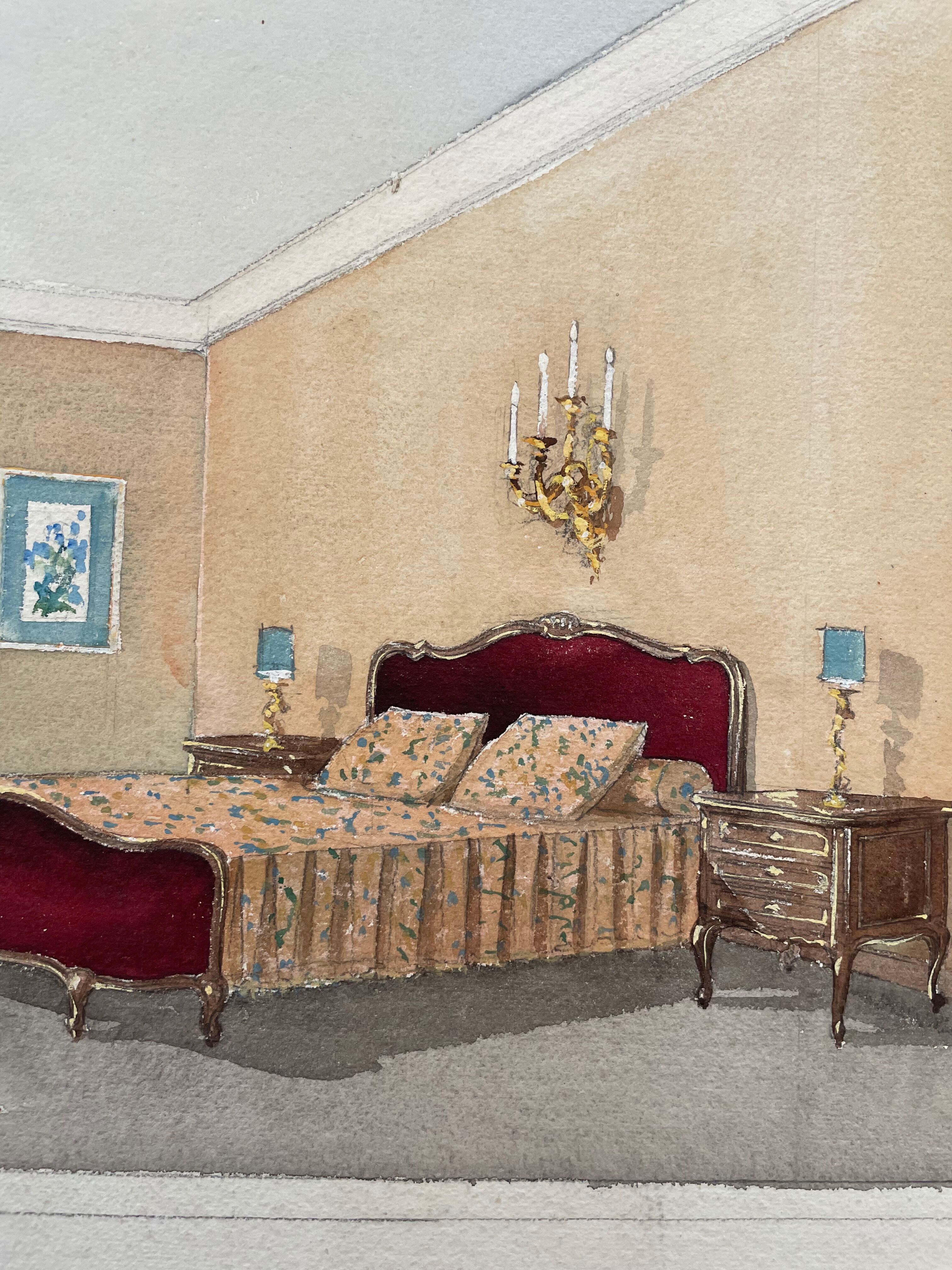 Painting decorative art interior architecture 30-50s