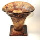 Pressed glass, Art Deco vase