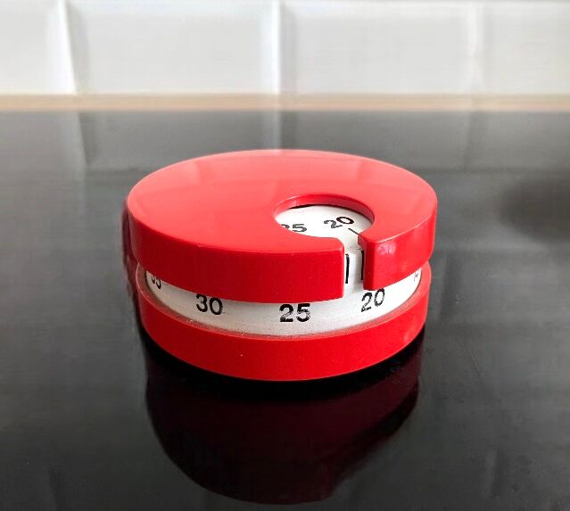 Terraillon timer design Richard Sapper Made in Italy vintage 70s minitimer