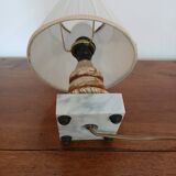 Marble and onyx table lamp, 1960