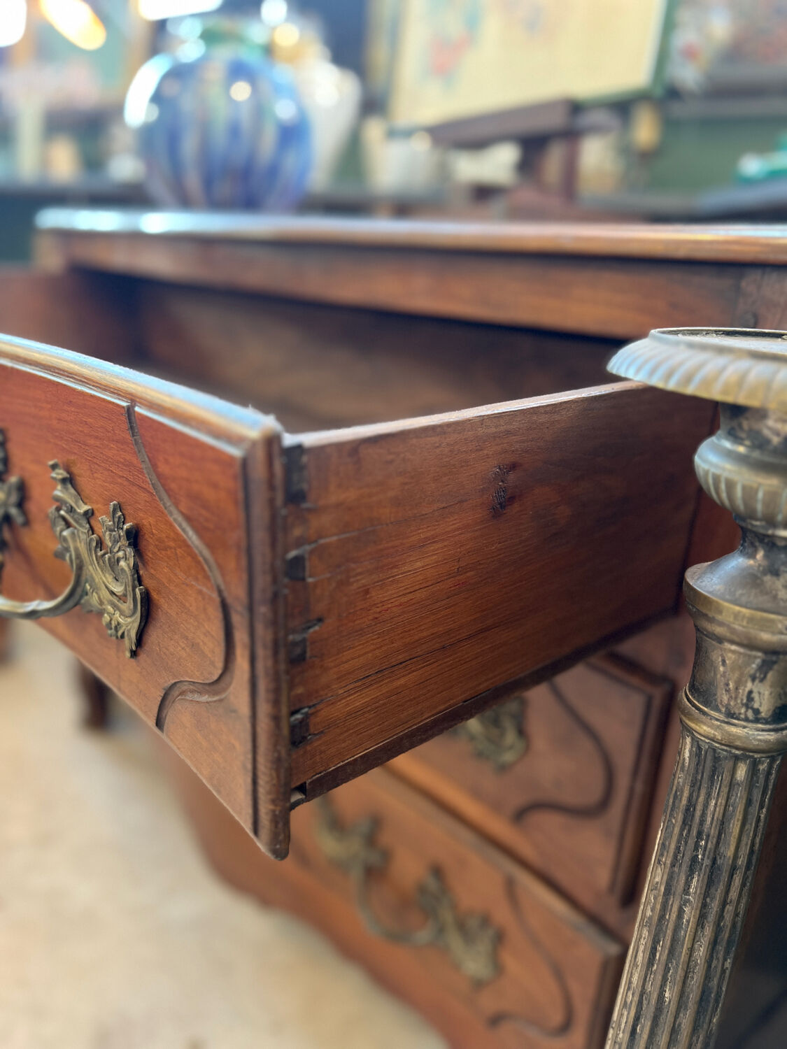 Curved commode in Louis XV style