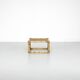 Bamboo & rattan coffee table, Italy 1960s.