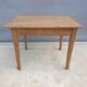 Office table campaign XIXth solid oak