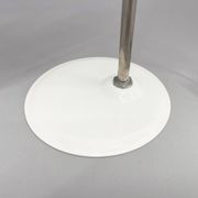 Mid-century White Metal Table Lamp, Czechoslovakia