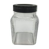 Glass confectionery jar