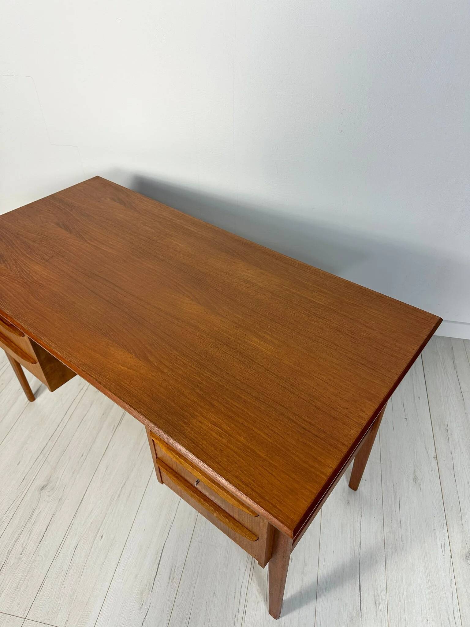 1960s Vintage Mid-Century Danish Teak Writing Desk