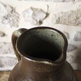 Large pyrite stoneware pitcher Le Cep