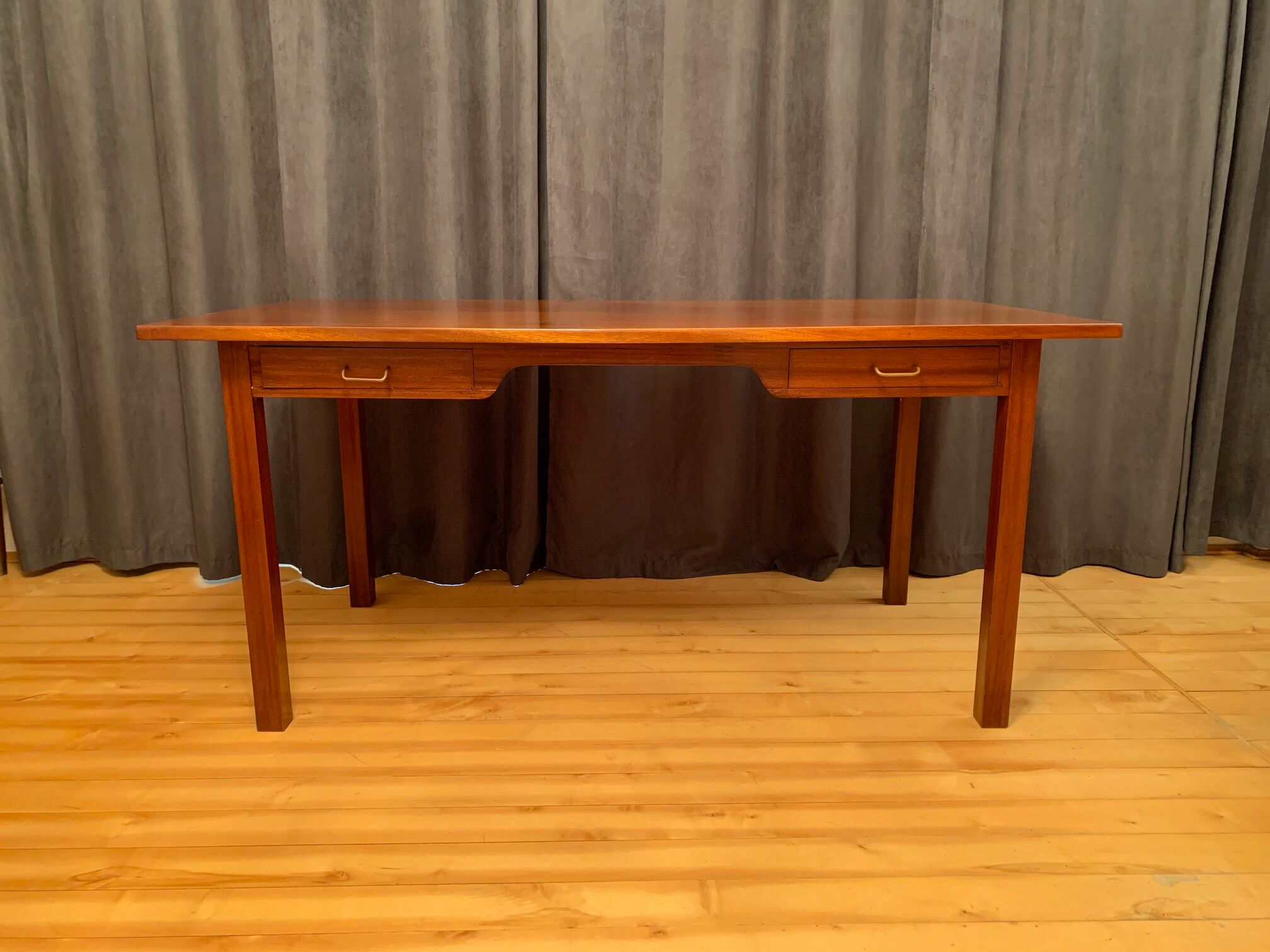 Frits Henningsen style desk from Denmark in the 1950s.