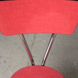 Red vintage formica chair