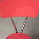 Red vintage formica chair