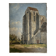 Old painting The country church