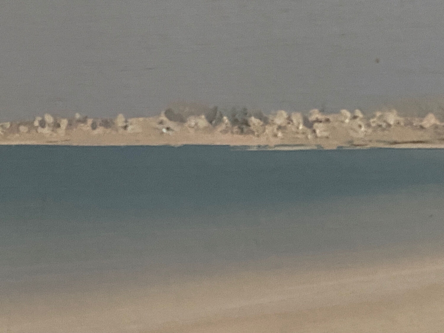 Oil on canvas Breton beach