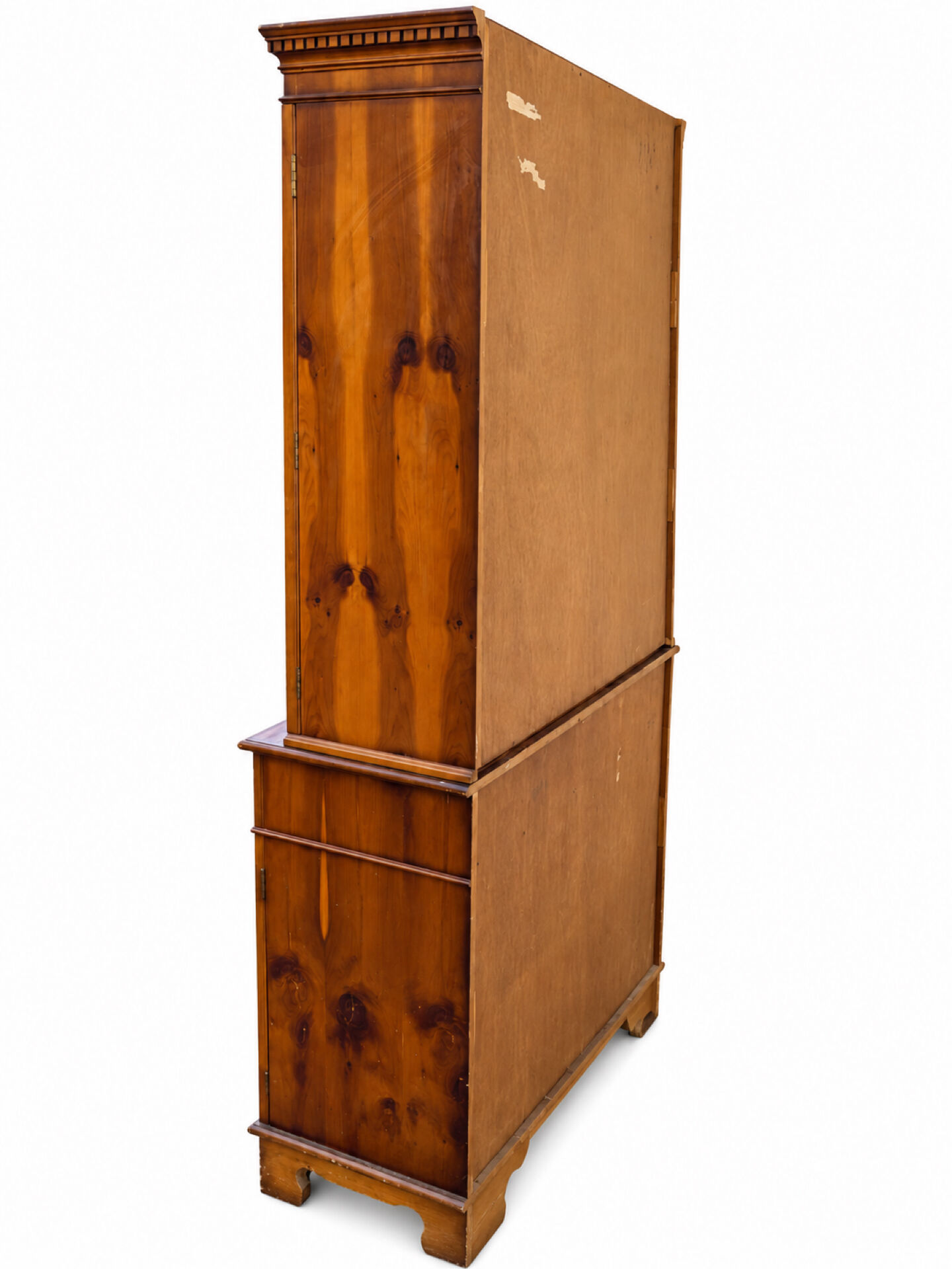 19th-century vintage English display cabinet