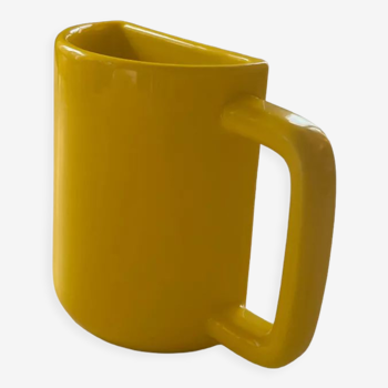 Tasse half a cup danoise jaune ceramique