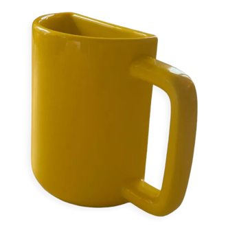 Cup half a cup danish ceramic yellow