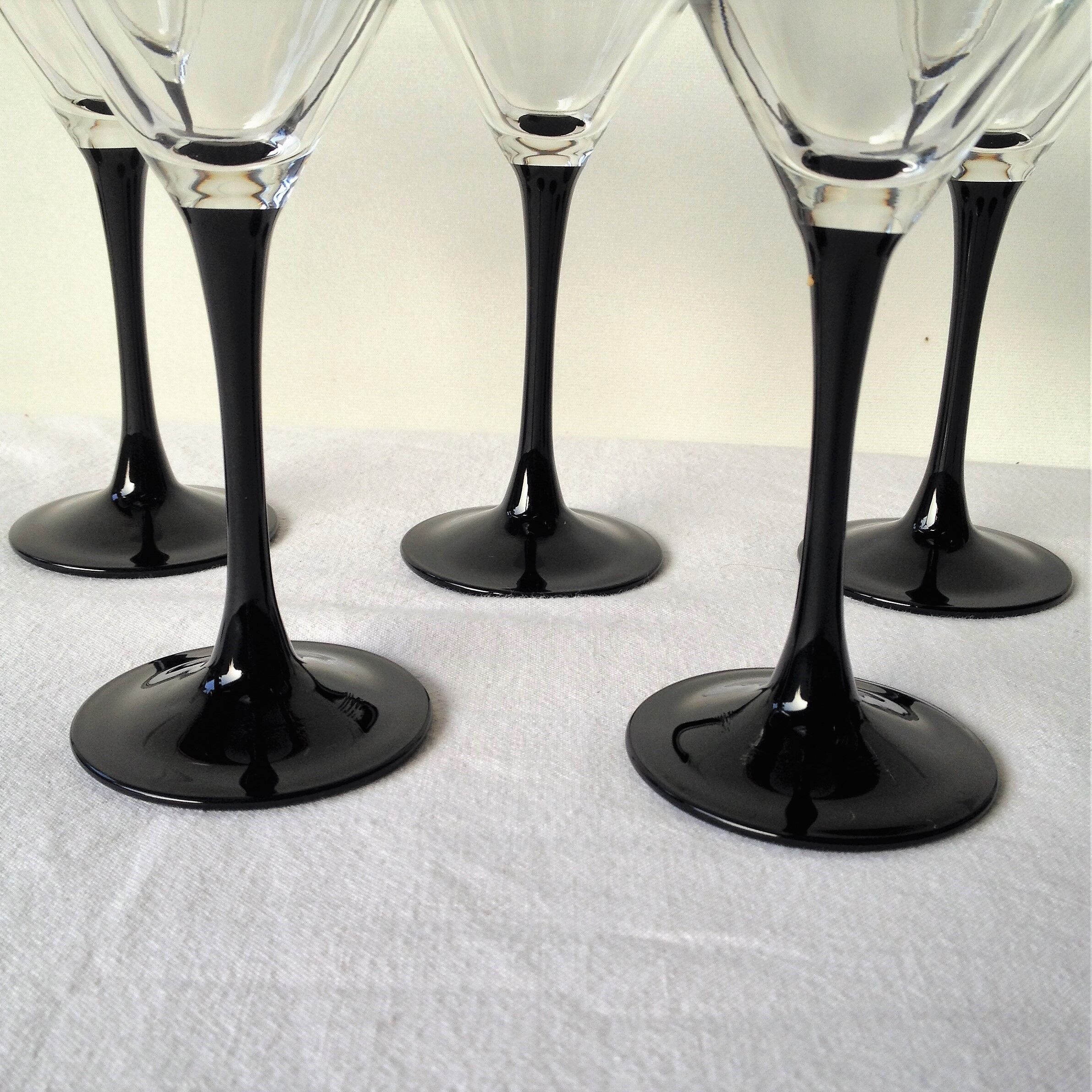 Set 8 champagne glasses