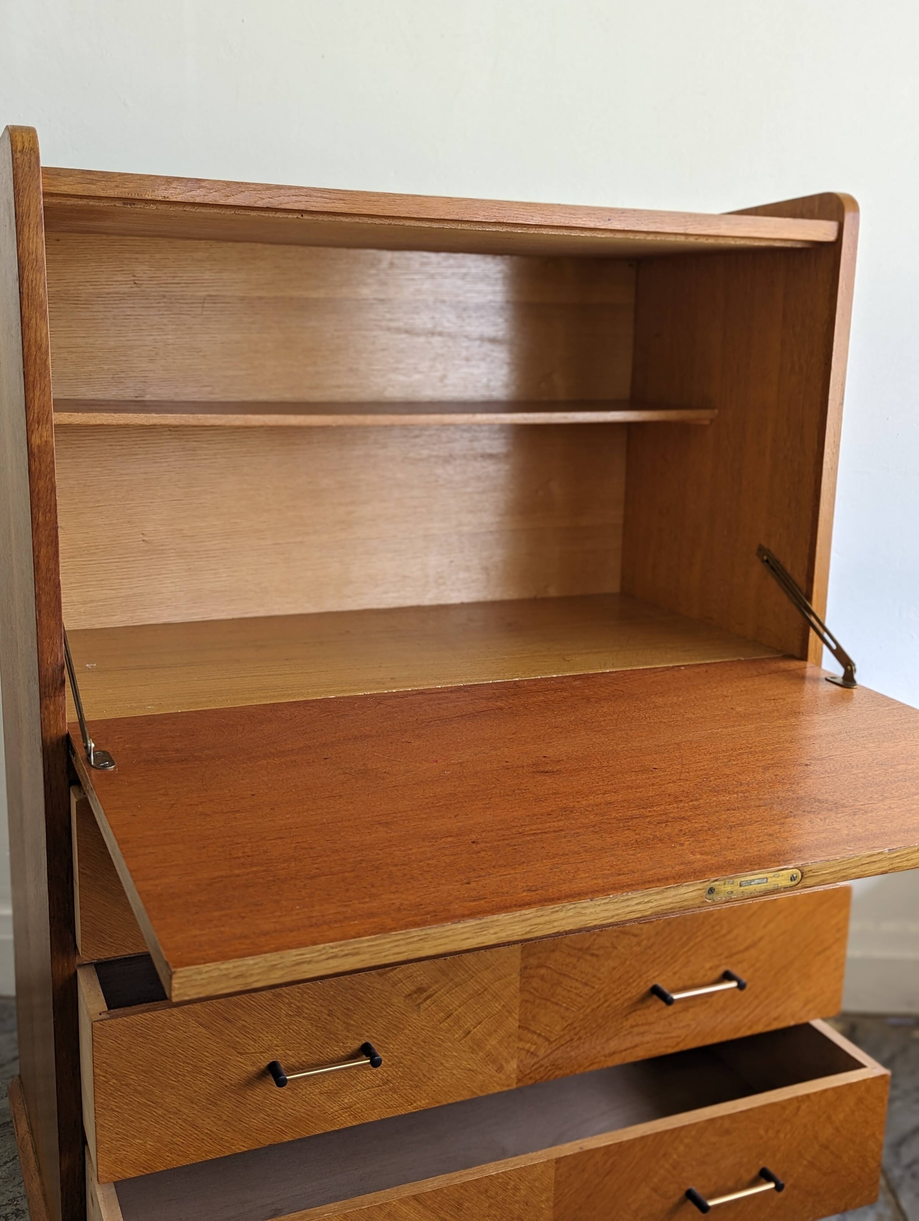 Secretary chest of drawers