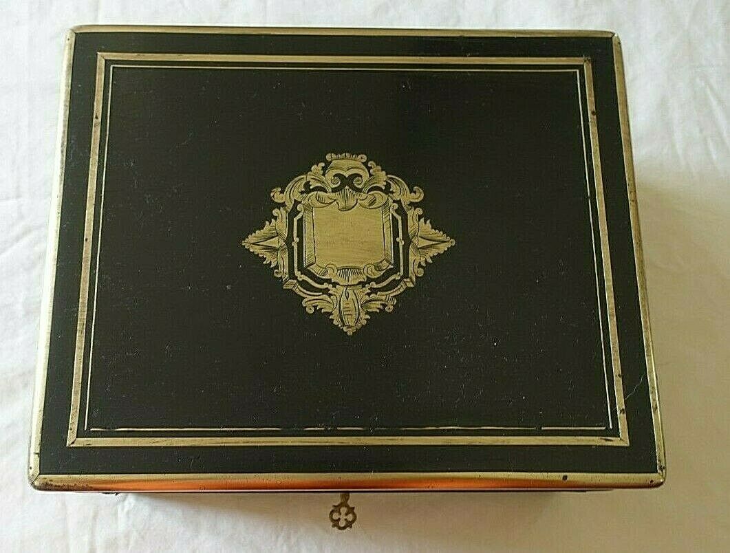 sewing box XIX Boulle Napoleon 3, toilet box