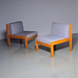 Baumann Esterel model armchairs, 1982