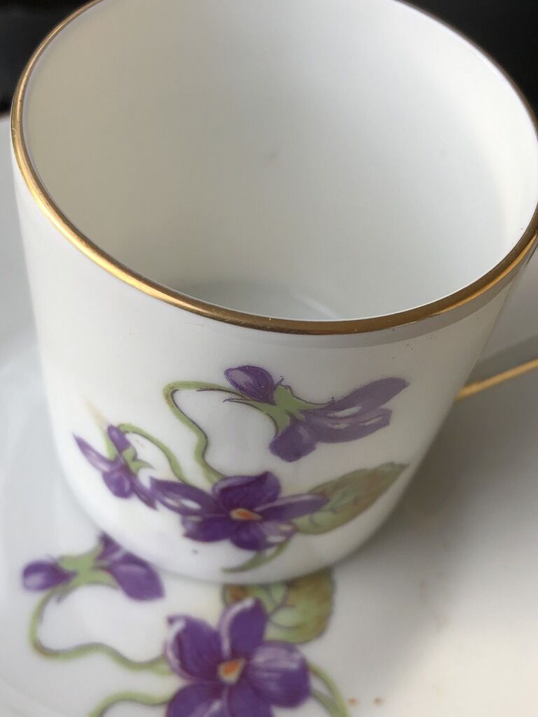 6 coffee cups assorted their subcup