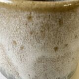 Trio of stoneware mugs