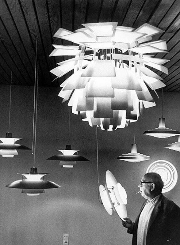 Ceiling Lamp Artichoke attributed to Poul Henningsen for Louis Poulsen, 1957