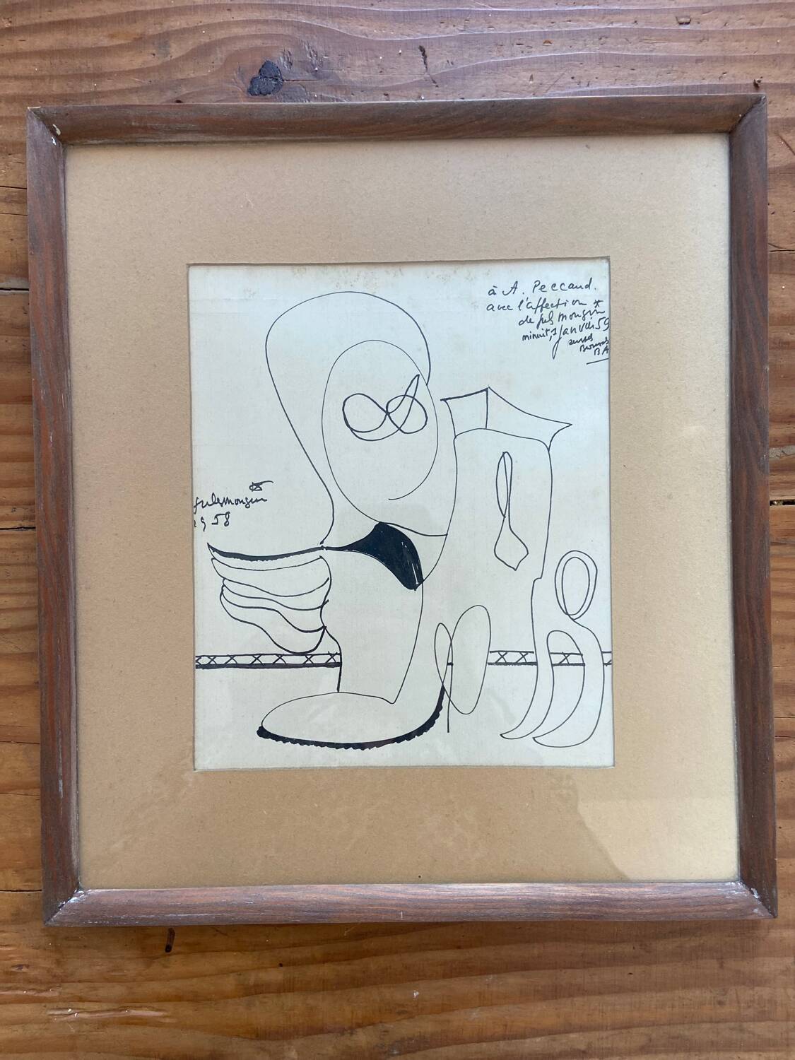 Drawing Art Brut, 1958