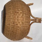 Rattan wicker stool