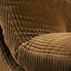 Pair of Modular Armchairs in Brown Corduroy by DUX, Sweden, 1970s