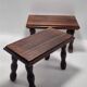 Pair of footrest stools