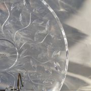 Lancel Paris crystal dish. 1980s.
