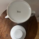 Thomas Germany Medallion Silver Rimmed Porcelain Tea Set