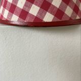 Abat-jours carreaux vichy vintage