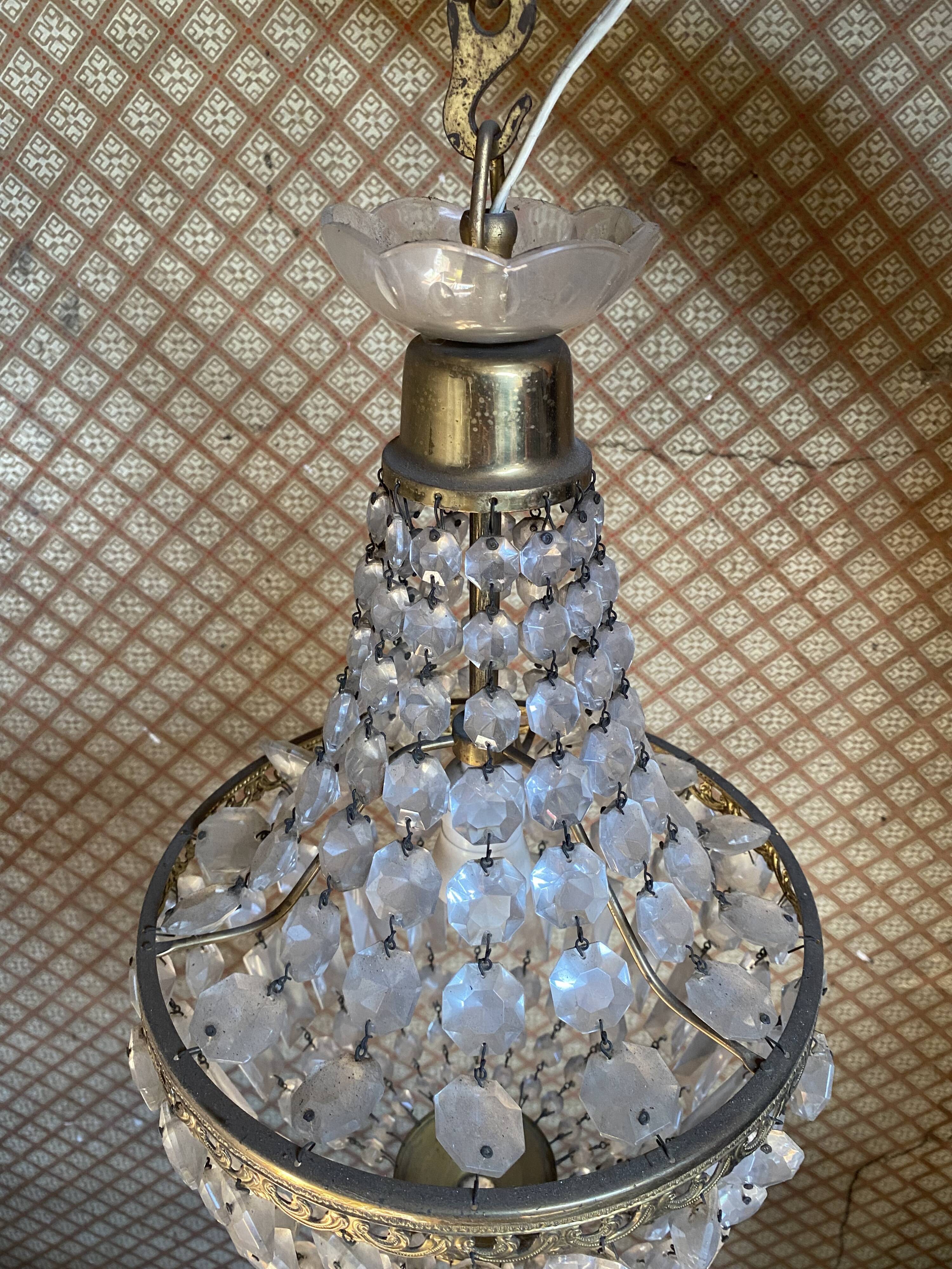 Chandelier grapevine crystal balloon