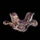 Crystal candlestick from Bayel, flower petal shape A559