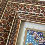 Pair of Persian Khatam paintings