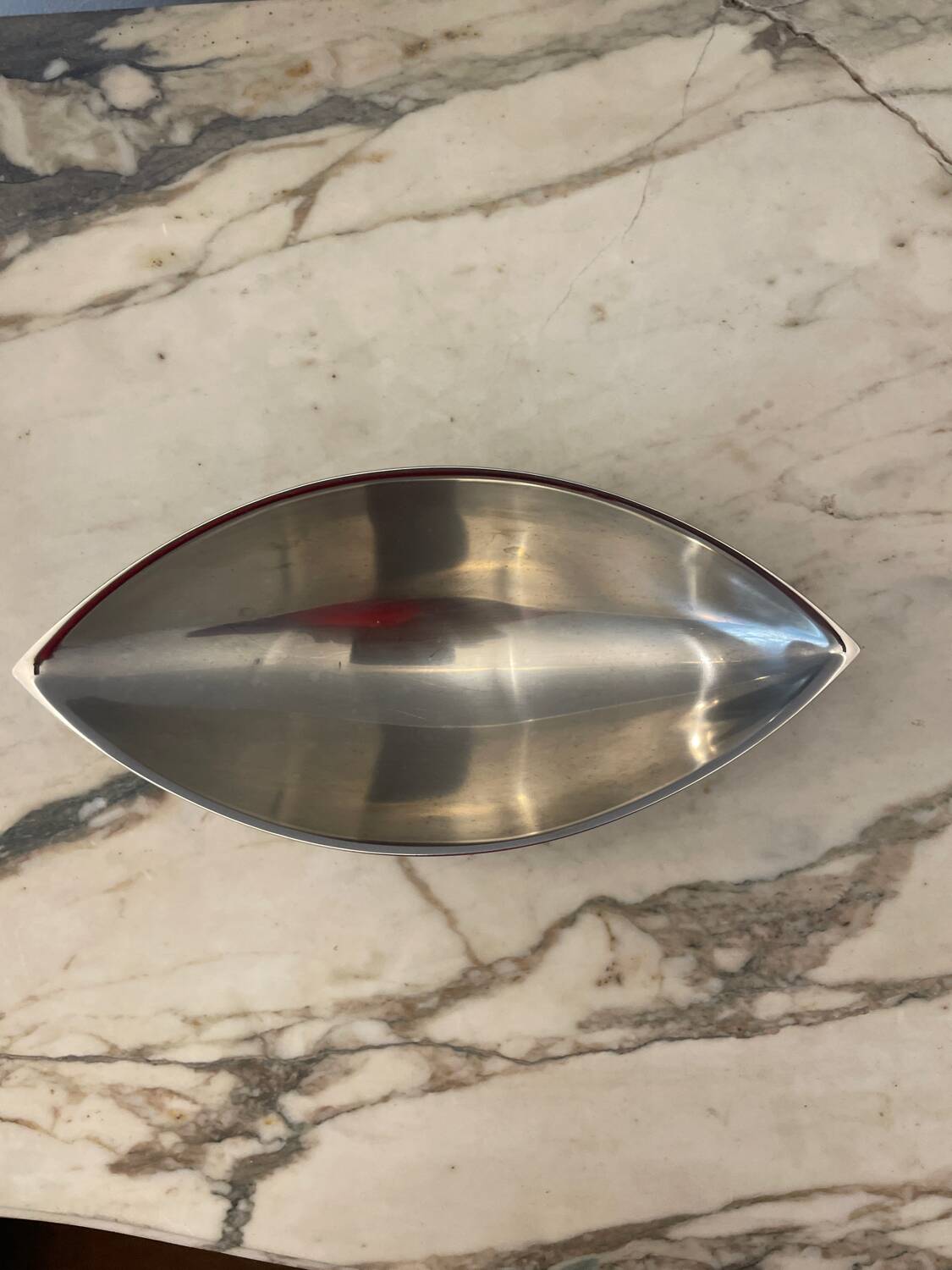 Guy Degrenne matte stainless steel sauceboat